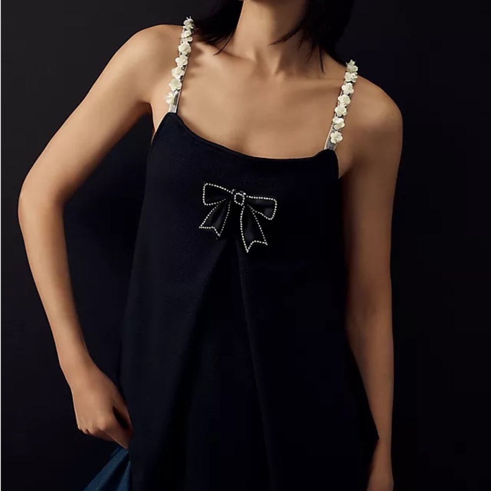 NWT Maeve Anthropologie Embellished Swing Tank Size Medium